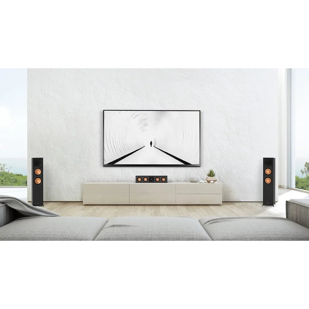 Klipsch -404C  Reference Premiere Center Channel Speaker (Walnut)